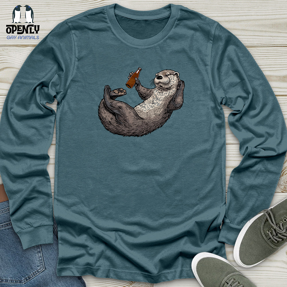 Otter Relaxation Unisex Long Sleeve Tee