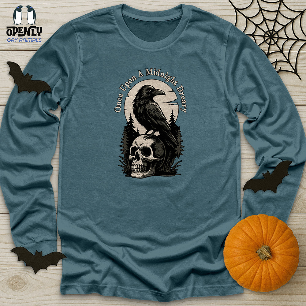 Once Upon A Midnight Dreary Unisex Long Sleeve Tee