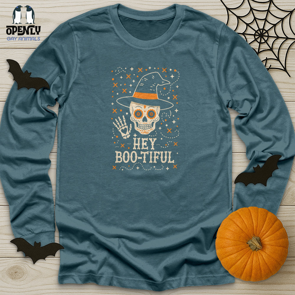 Hey Boo-tiful Unisex Long Sleeve Tee
