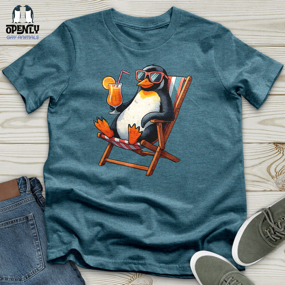 Chillin' Penguin Paradise Unisex T-Shirt