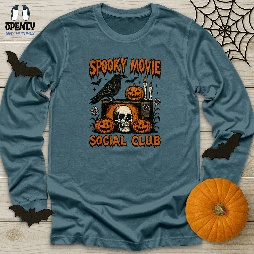 Spooky Movie Social Club Unisex Long Sleeve Tee