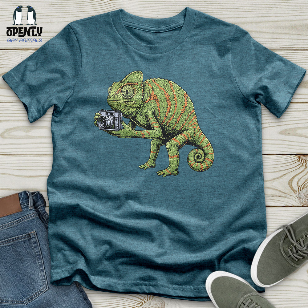 Chameleon Photographer Unisex T-Shirt