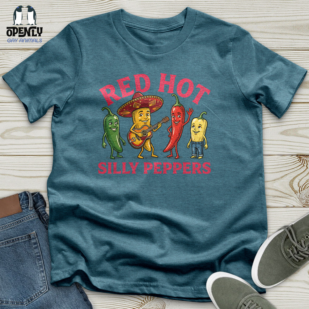 Red Hot Silly Peppers Unisex T-Shirt