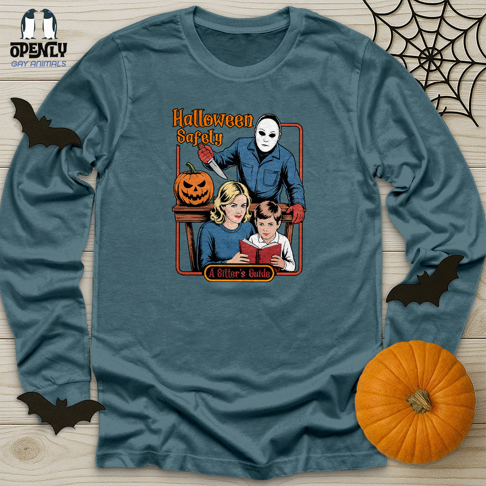 Halloween Safety Unisex Long Sleeve Tee