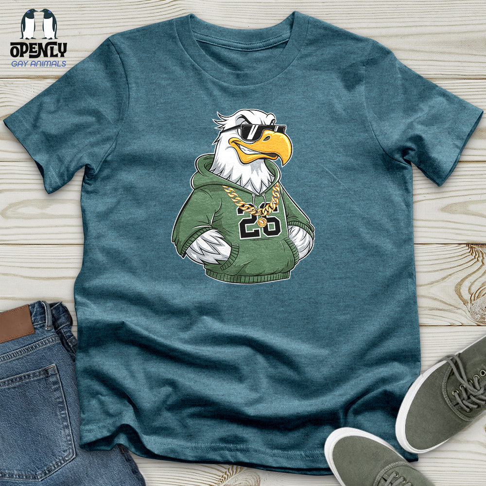 A Cool, Urban-Styled Eagle Unisex T-Shirt
