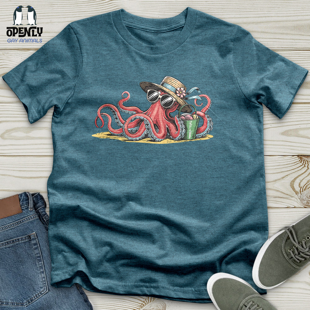 Beach Octopus Unisex T-Shirt