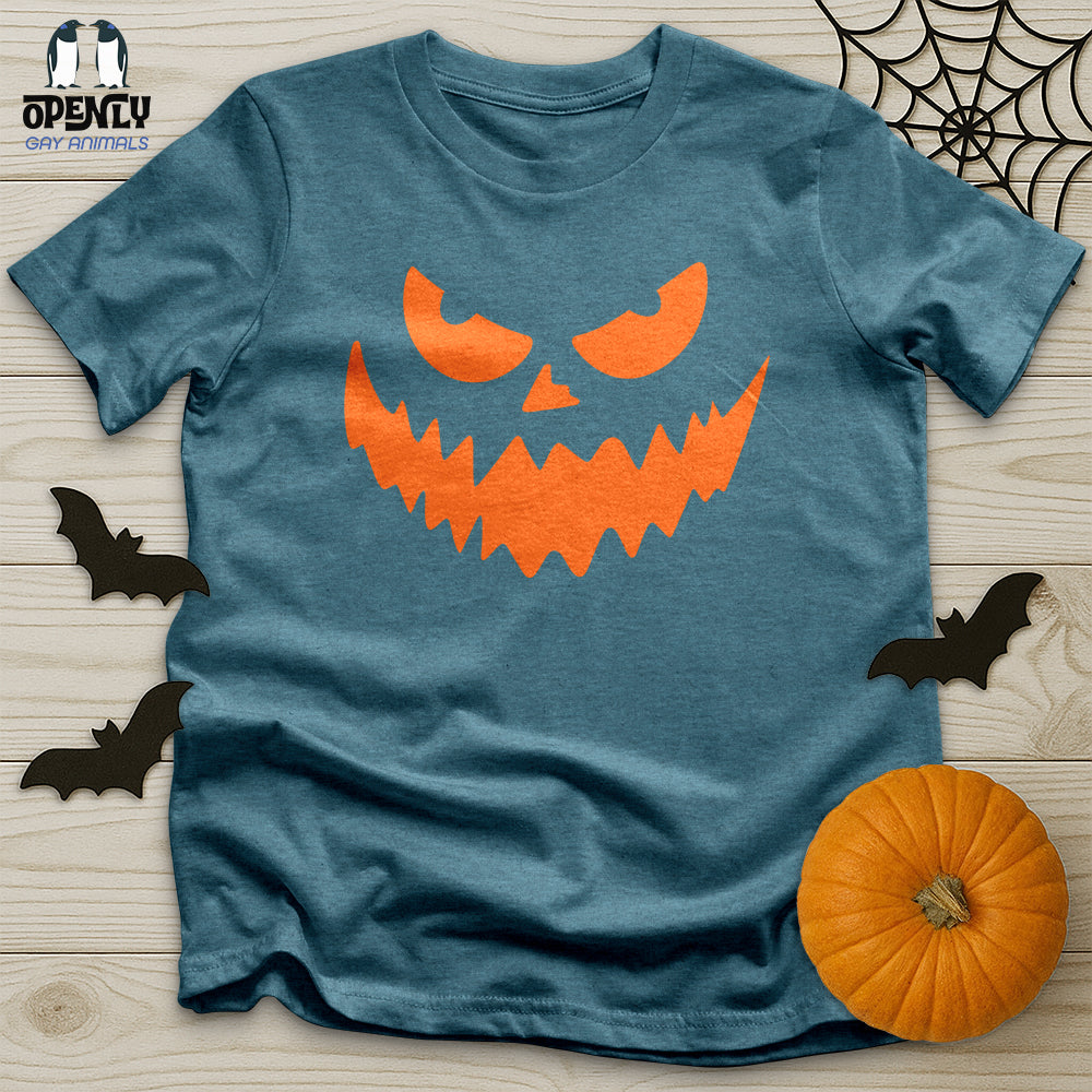 Scary Pumpkin Face Unisex T-Shirt