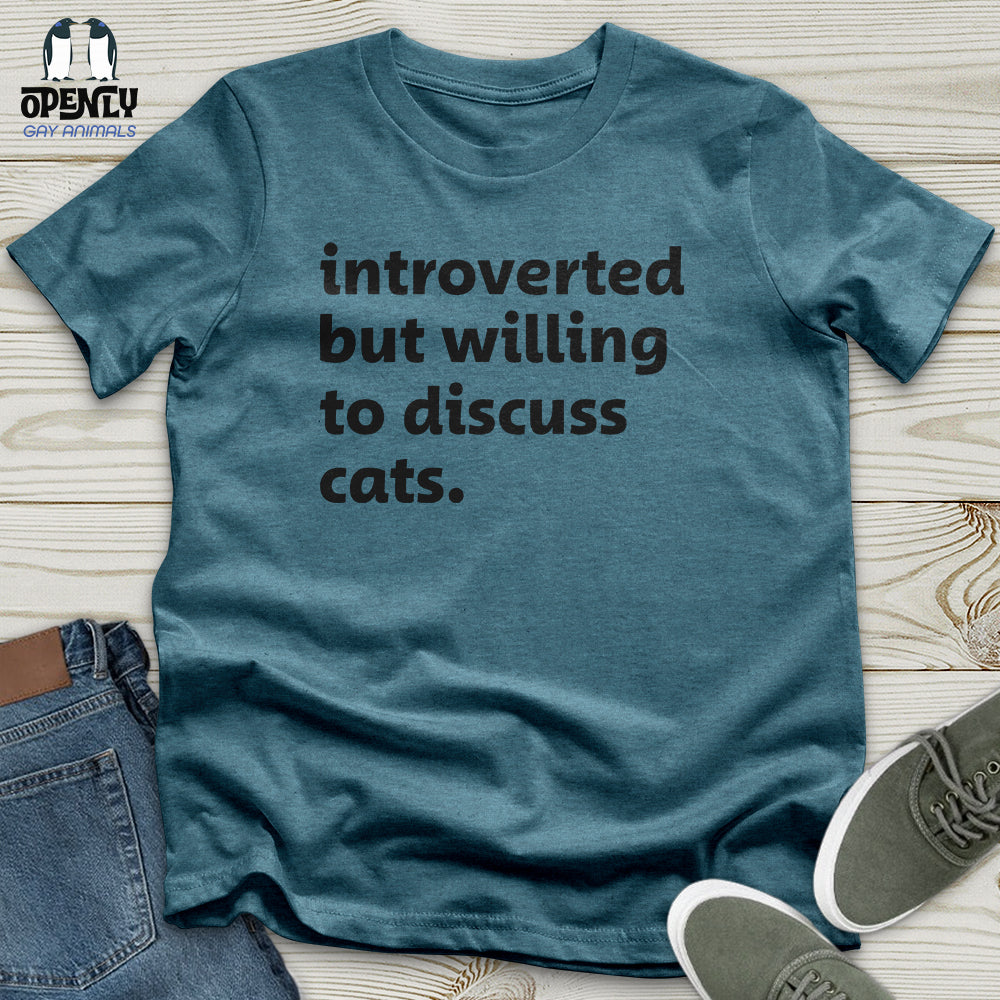 Introverted - Black Unisex T-Shirt