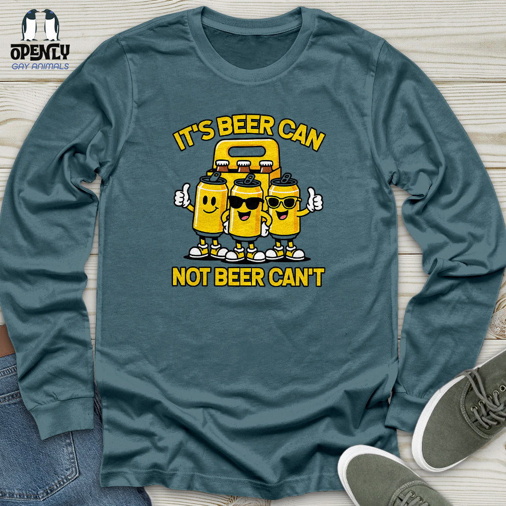 It's Beer Can Unisex Long Sleeve Tee