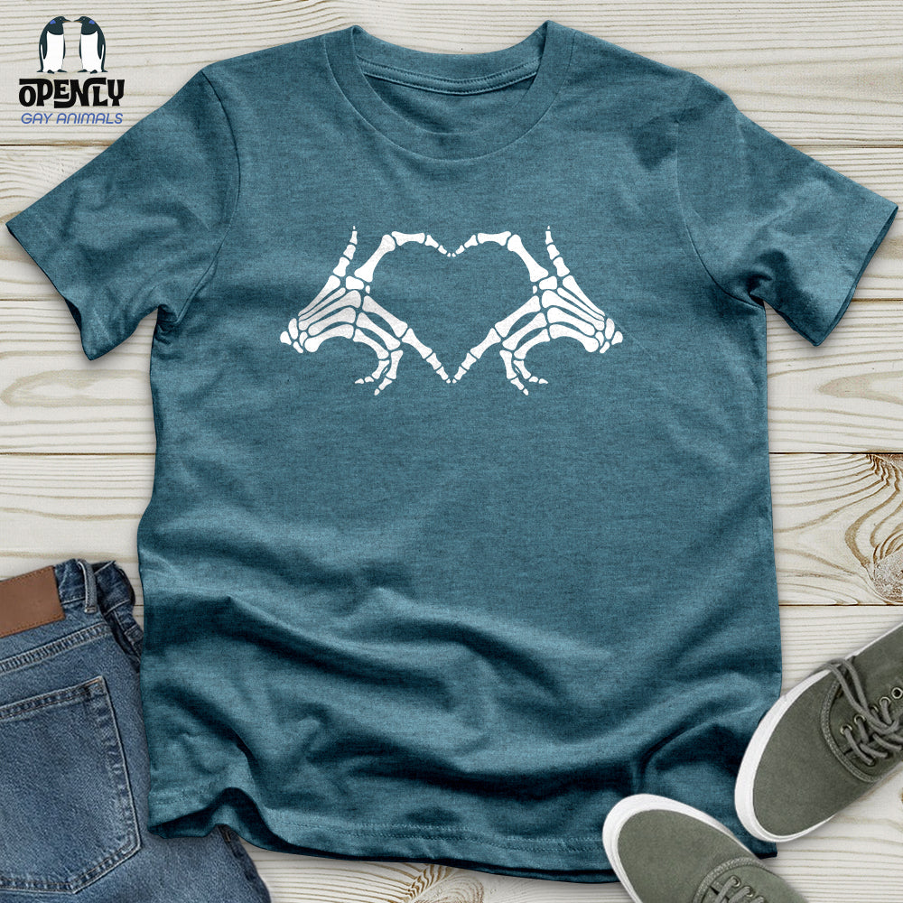Halloween Skeleton Hand Shirt Unisex T-Shirt