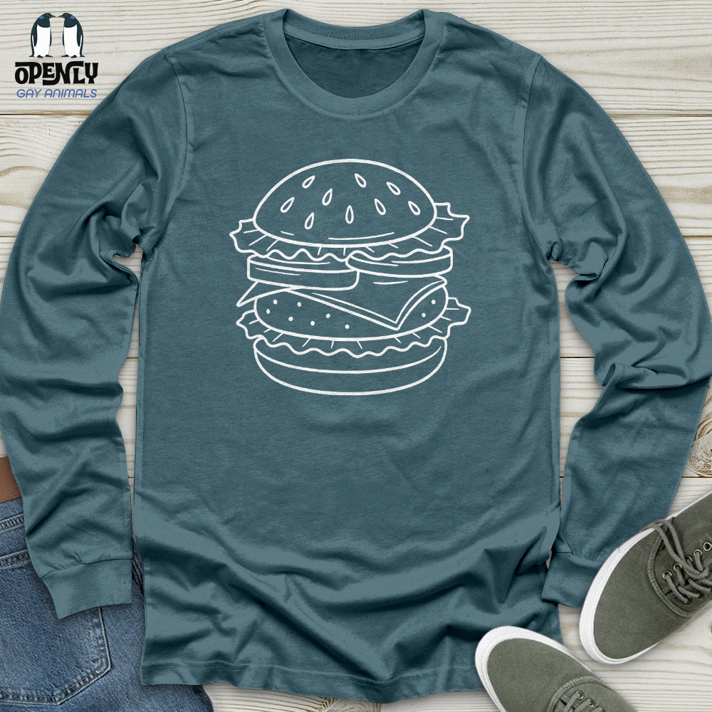 The Burger Unisex Long Sleeve Tee