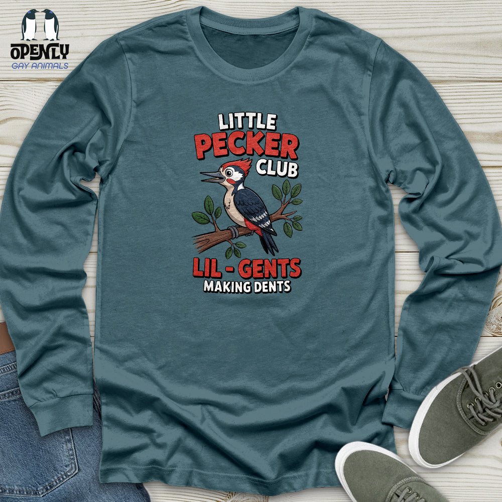 Little Pecker Club Lil - Gents Making Dents Unisex Long Sleeve Tee