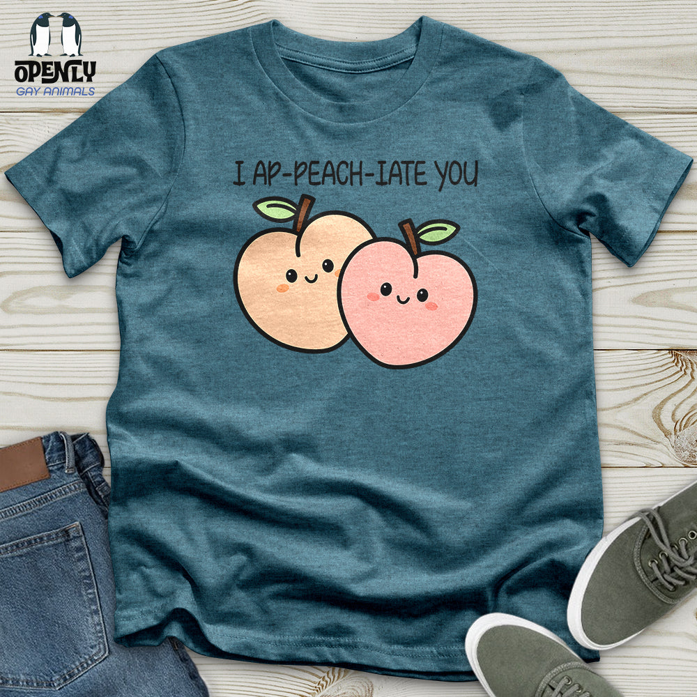 I Ap Peach Iate You Unisex T-Shirt