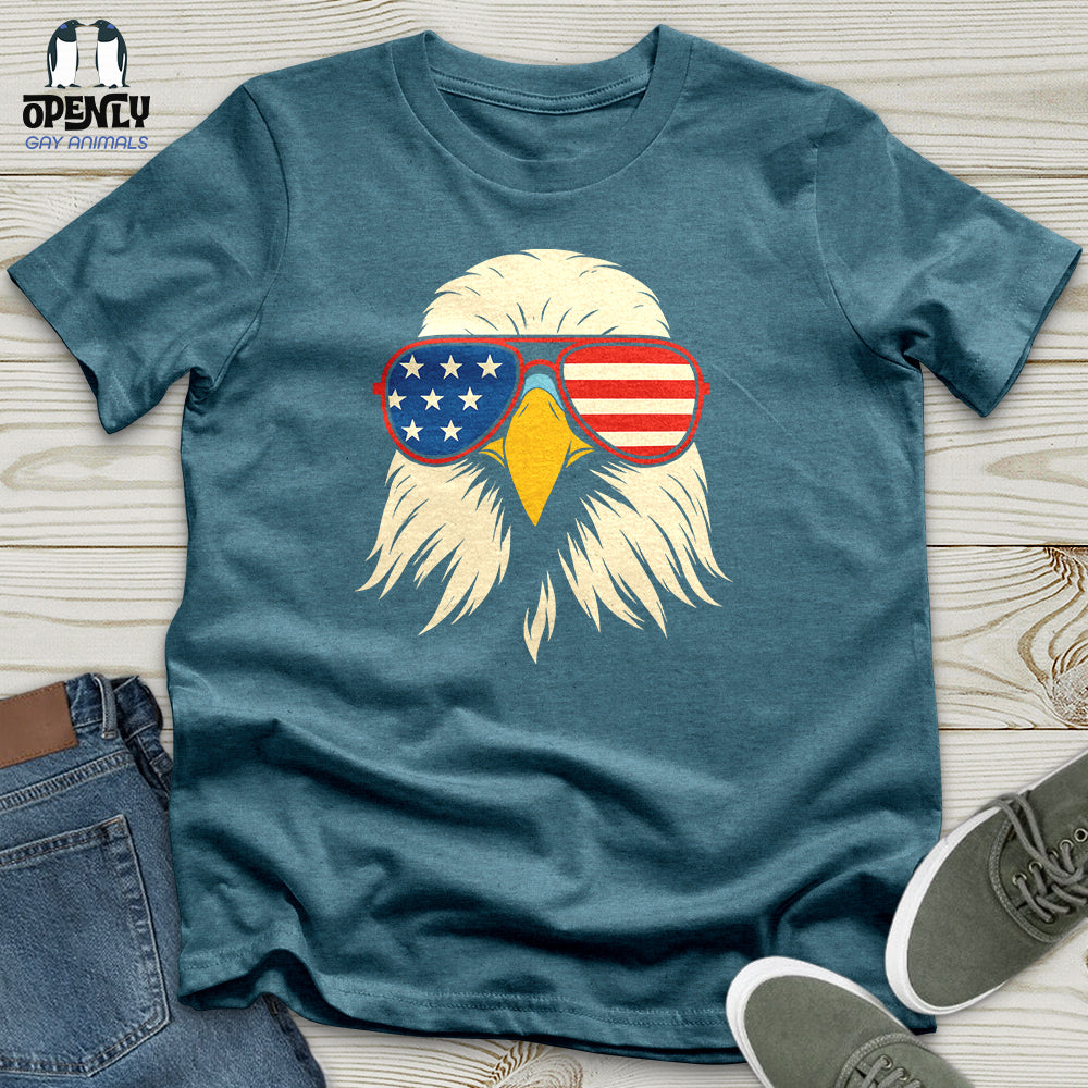 Magnetic American Flag Freedom Eagle USA Unisex T-Shirt