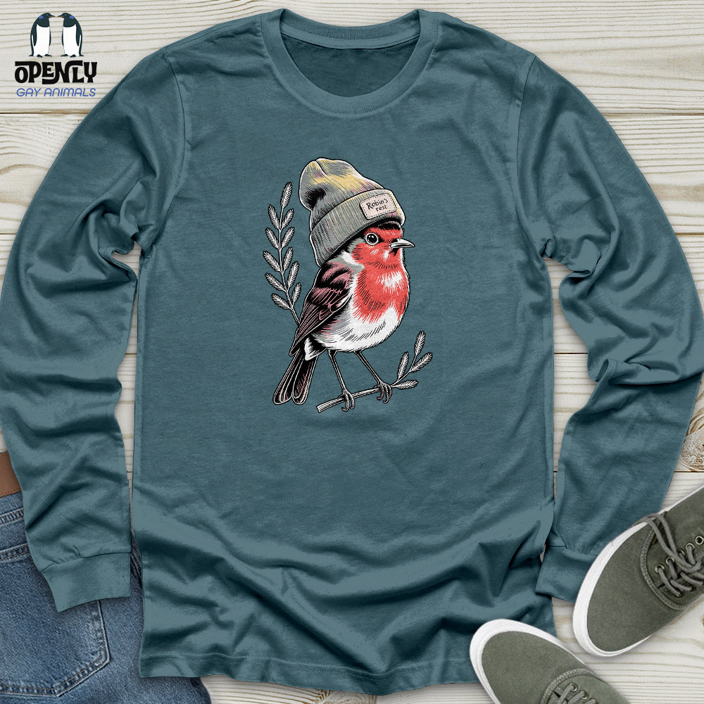 Robin Bird Unisex Long Sleeve Tee