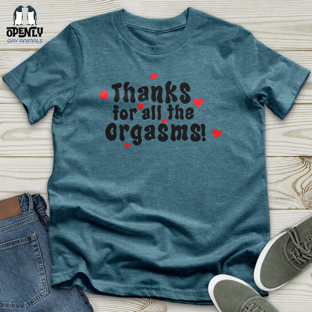 Thanks For The Orgasms Unisex T-Shirt