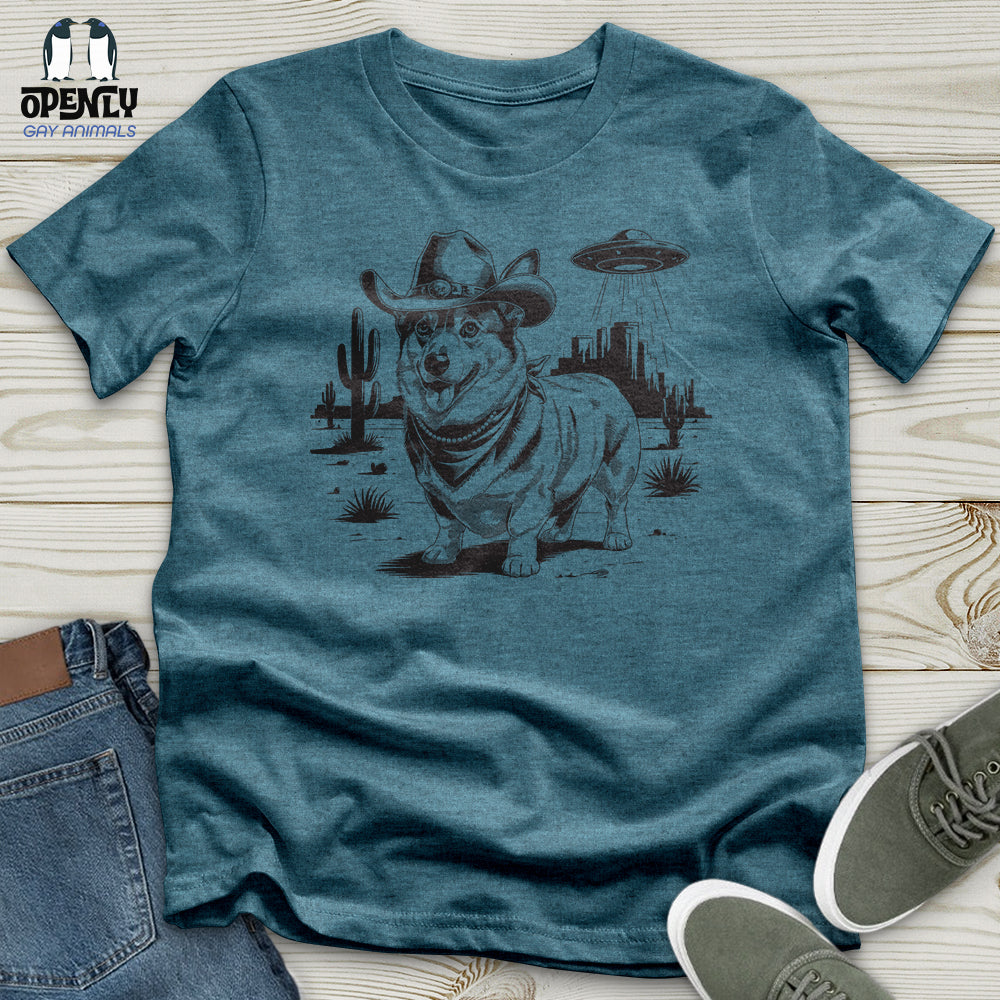 Cowboy Corgi Unisex t-shirt