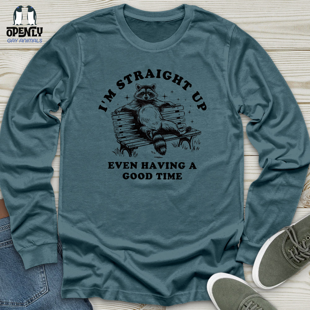 I'm Straight Up Unisex Long Sleeve Tee