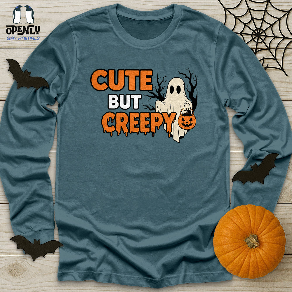 Cute but Creepy Unisex Long Sleeve Tee