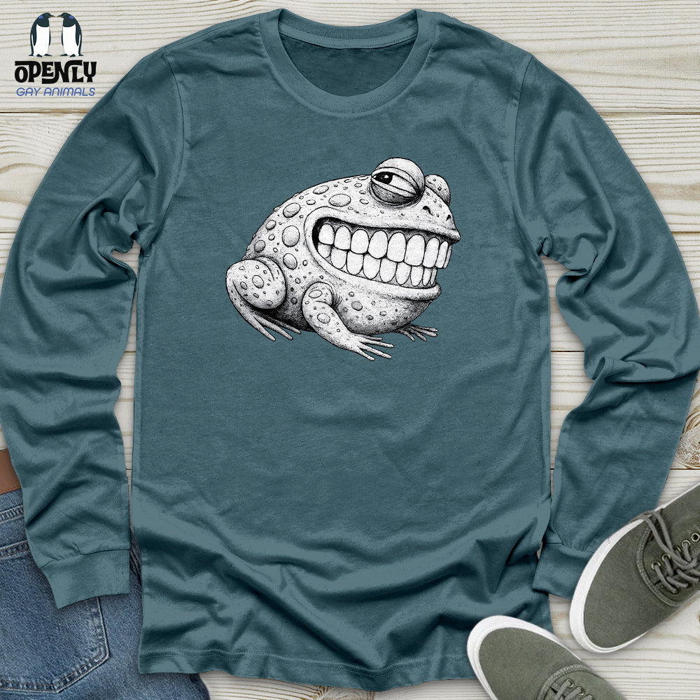 Creepy Frog Unisex Long Sleeve Tee