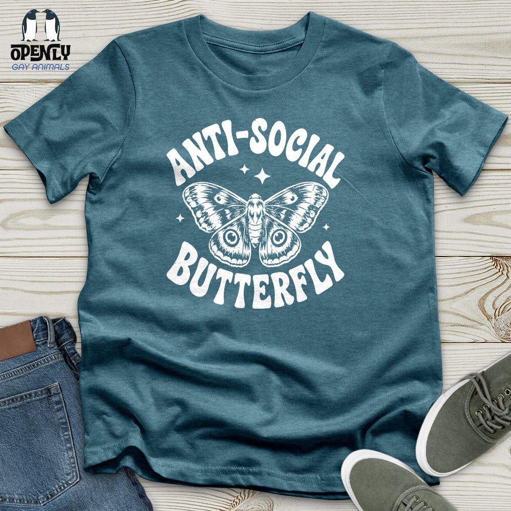 Anti-Social Butterfly Unisex T-Shirt