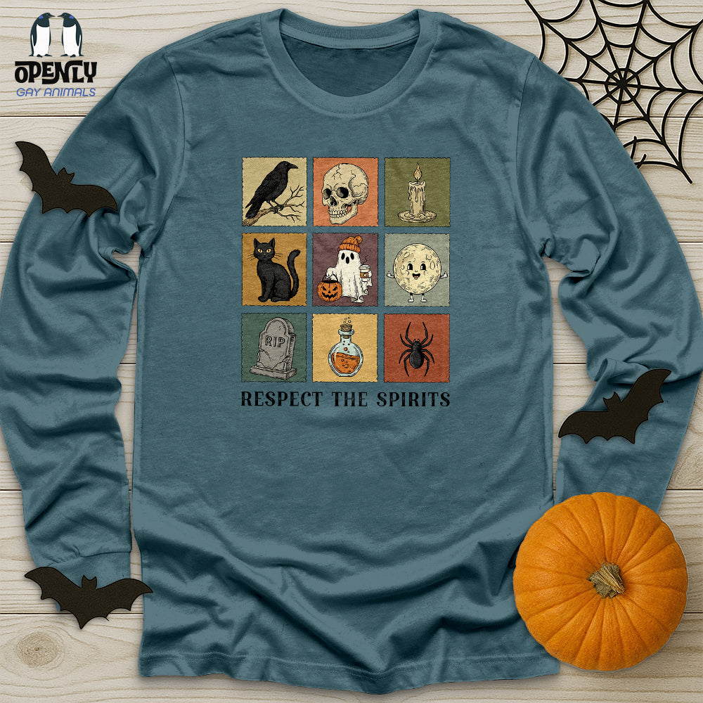 Respect the Spirits Unisex Long Sleeve Tee