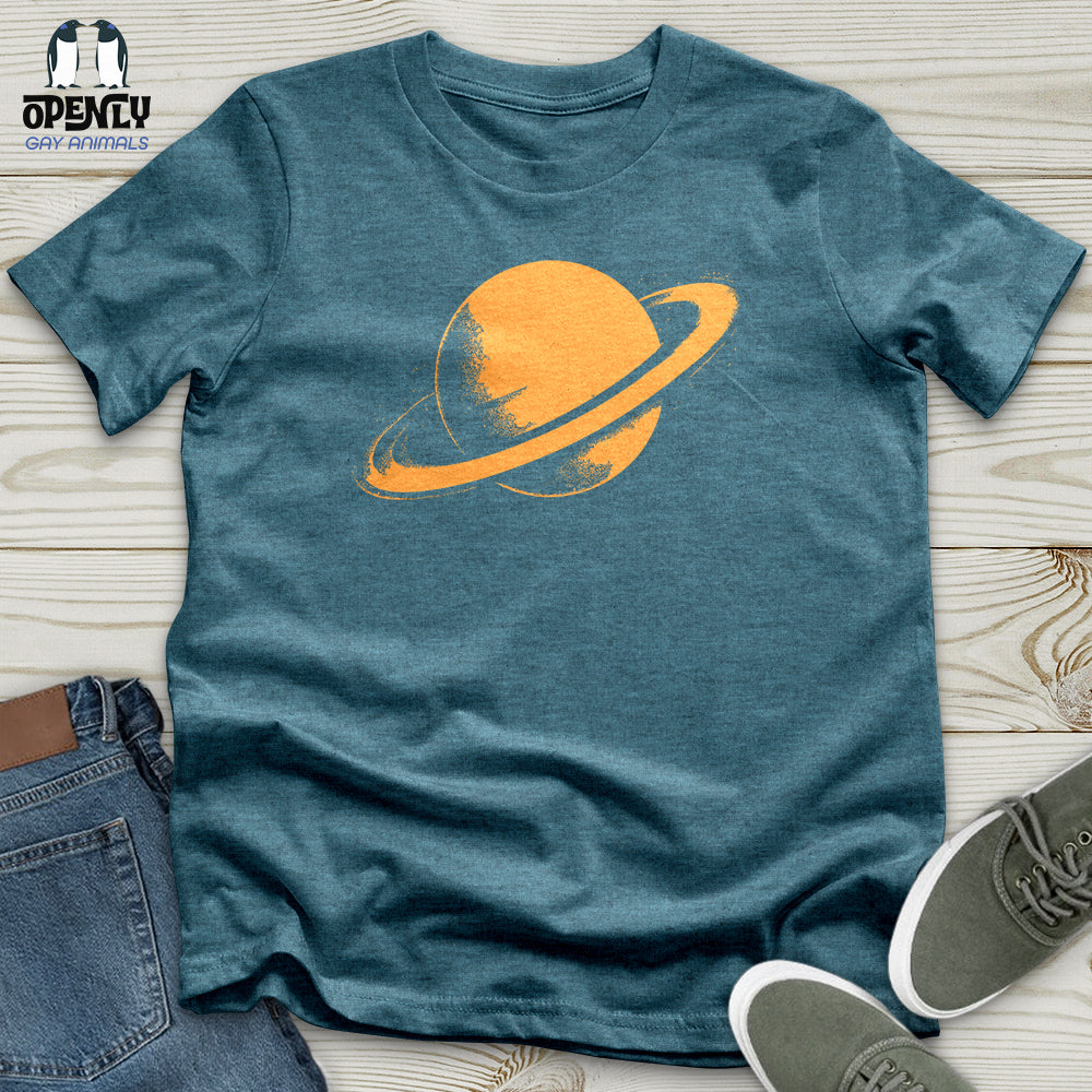 Saturn Planet With Rings Unisex T-Shirt