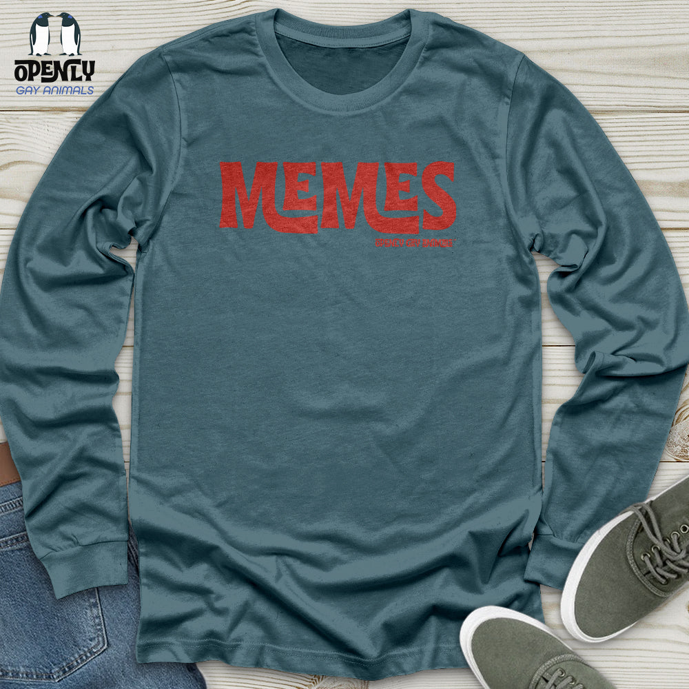 Memes -Red TM Unisex Long Sleeve Tee