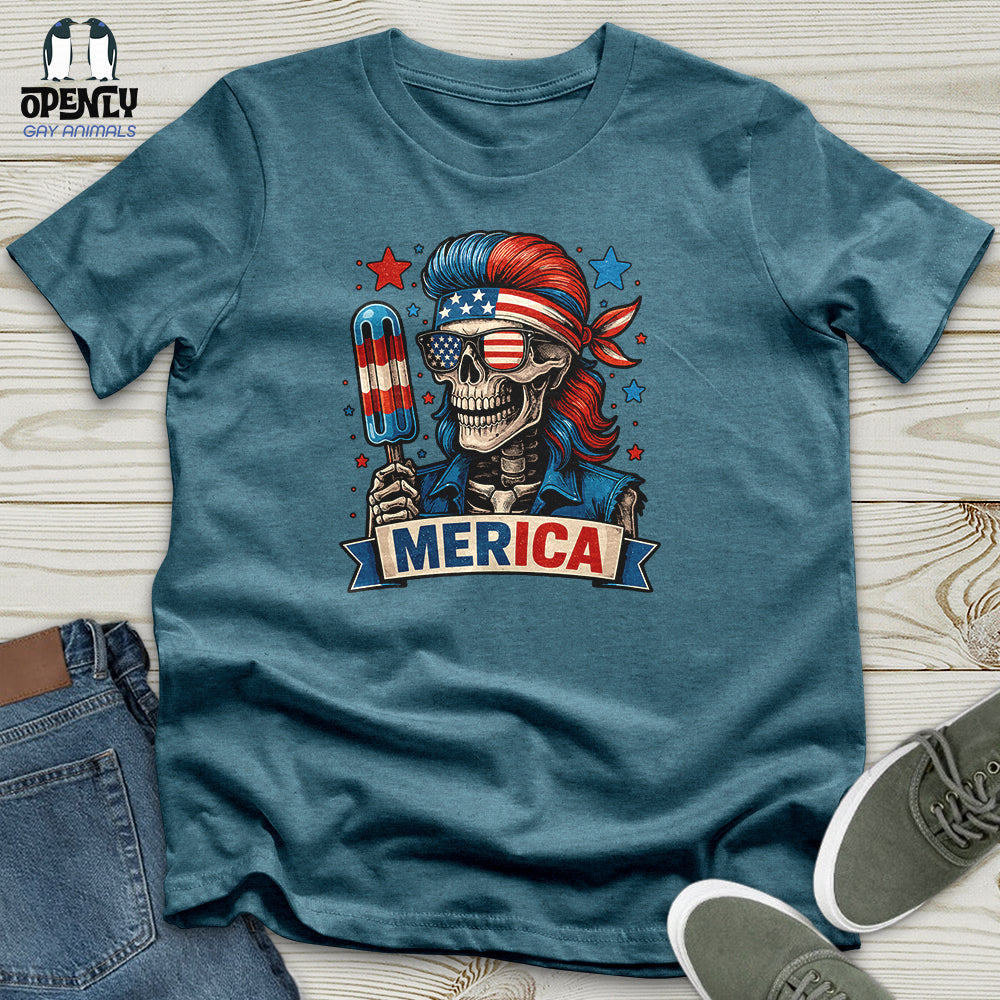 Merica Skull Unisex T-Shirt