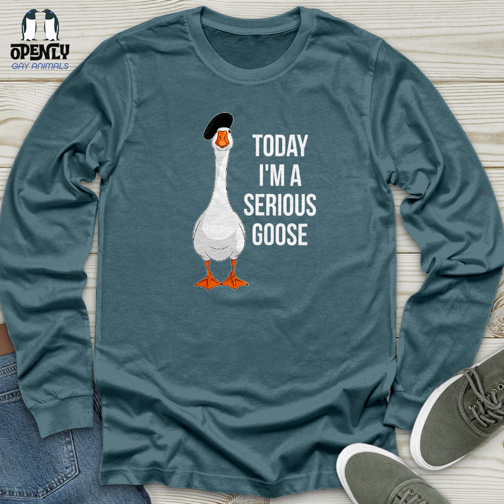 Today I'm a Serious Goose 2 Unisex Long Sleeve Tee