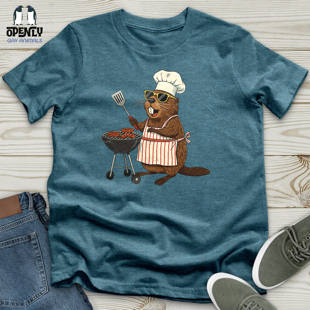 Chef Beaver Unisex T-Shirt