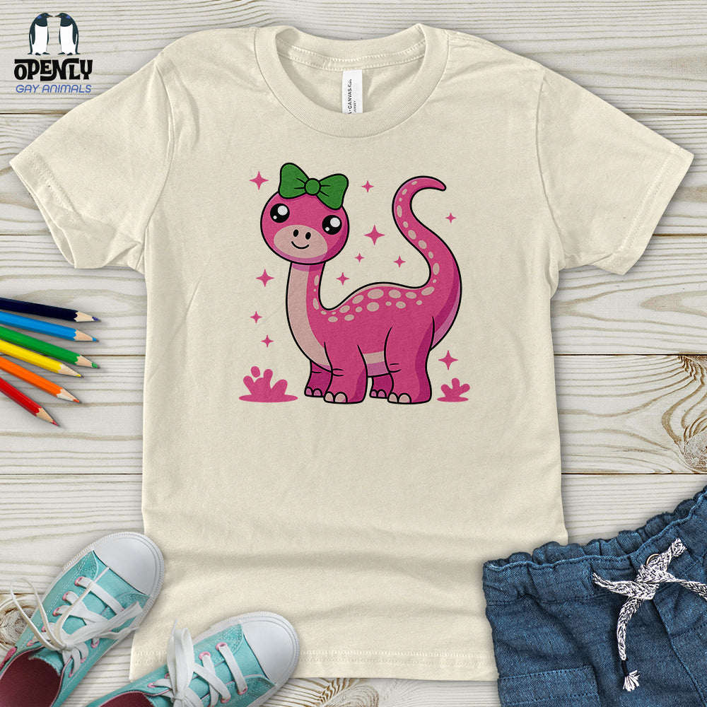 Pink Dinosaur Youth T-Shirt