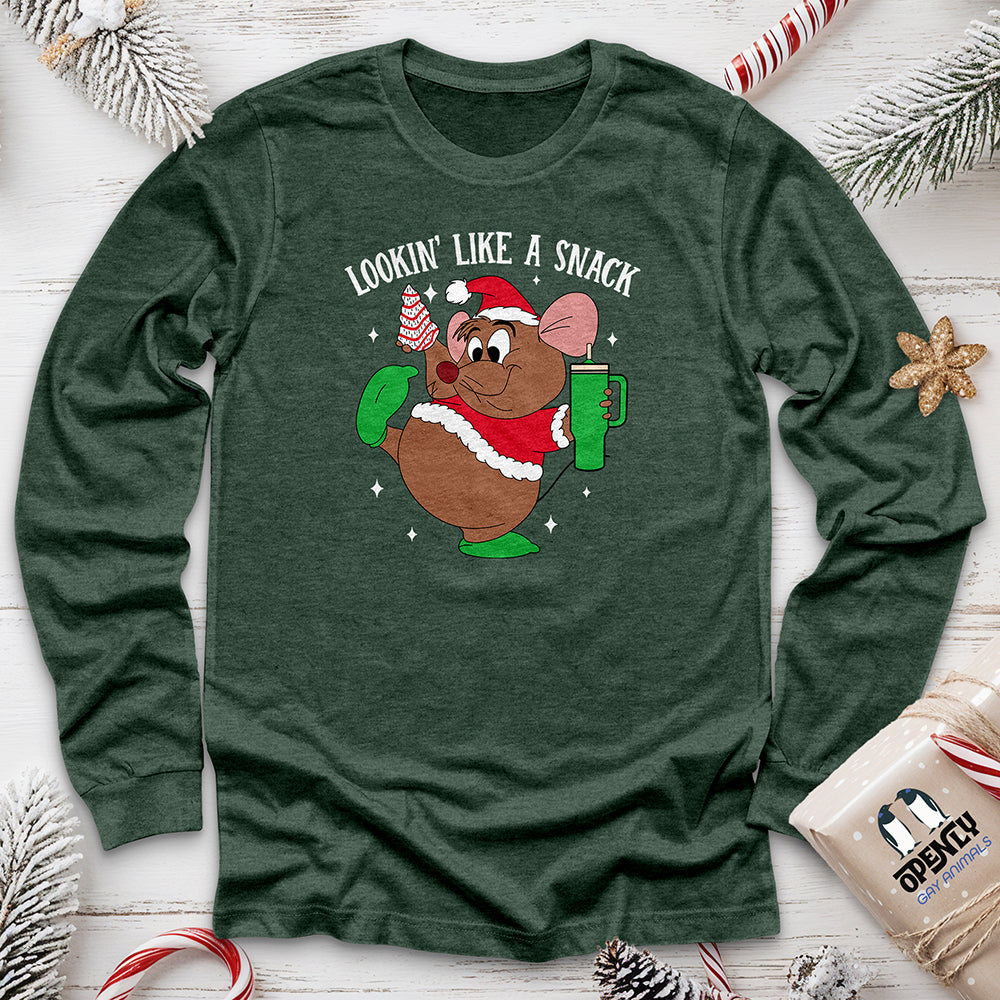 Lookin' Like A Snack Unisex Long Sleeve Tee