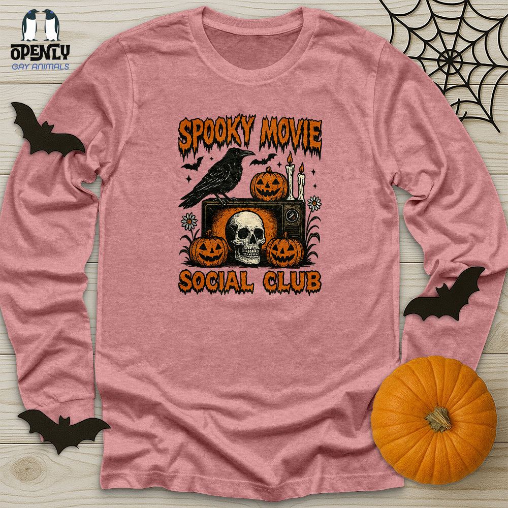 Spooky Movie Social Club Unisex Long Sleeve Tee