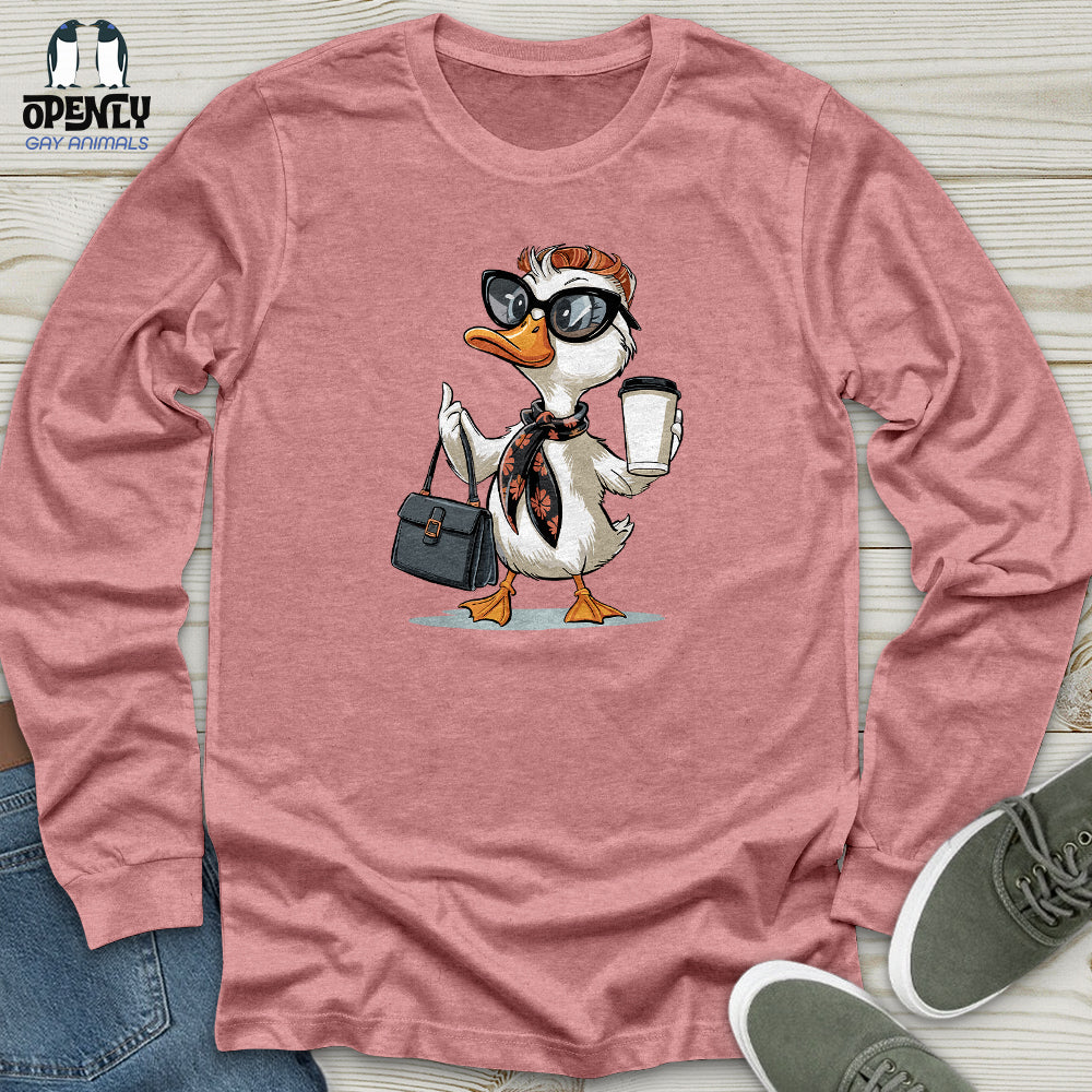 Fashionable Duck Unisex Long Sleeve Tee