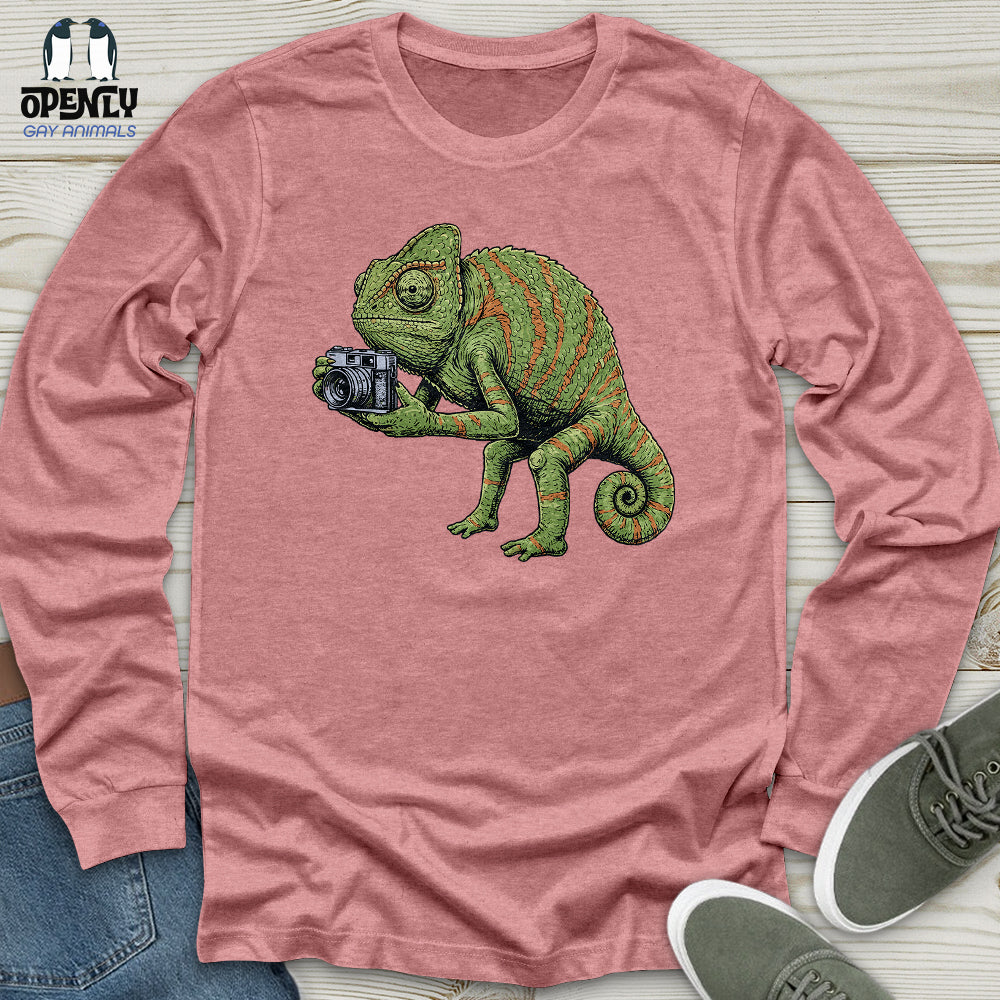Chameleon Photographer Unisex Long Sleeve Tee