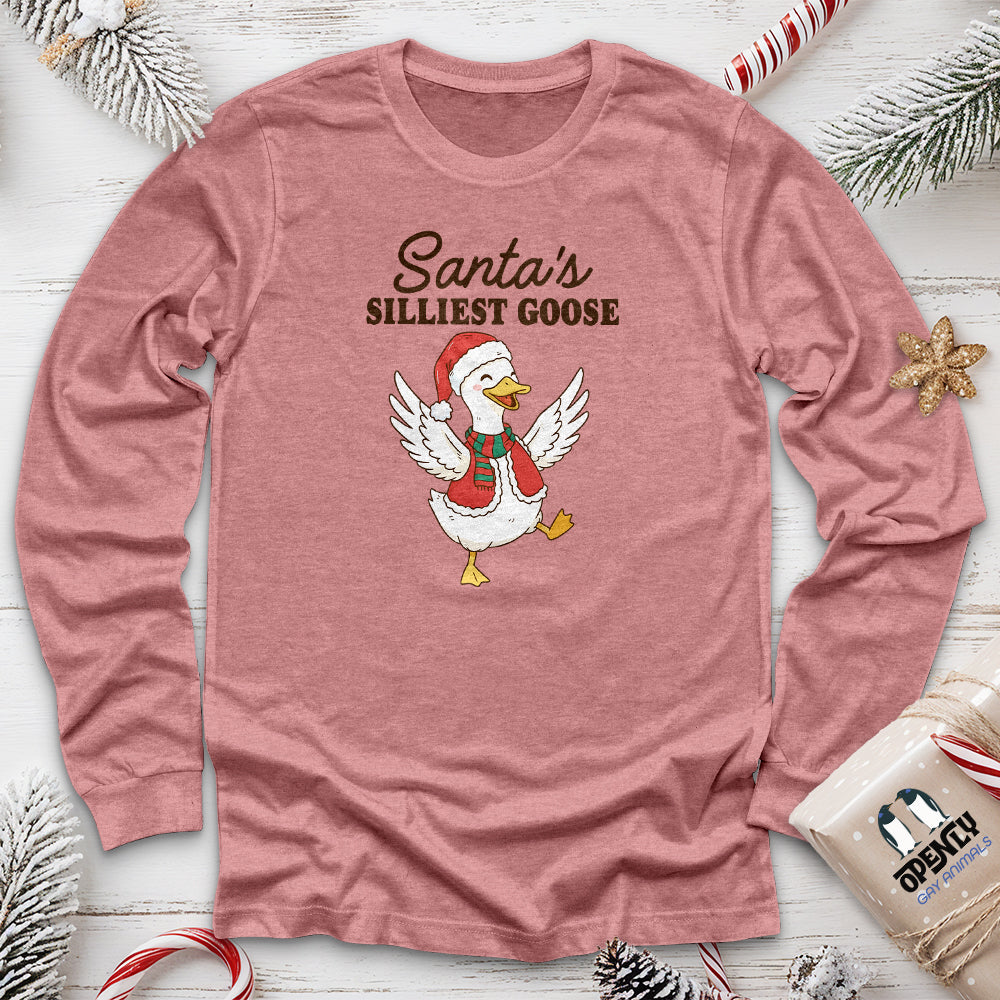 Santa's Silliest Goose 2 Long Sleeve Tee
