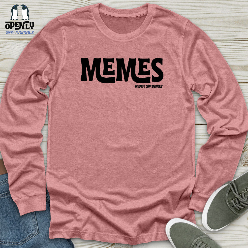 Memes -Black TM Unisex Long Sleeve Tee