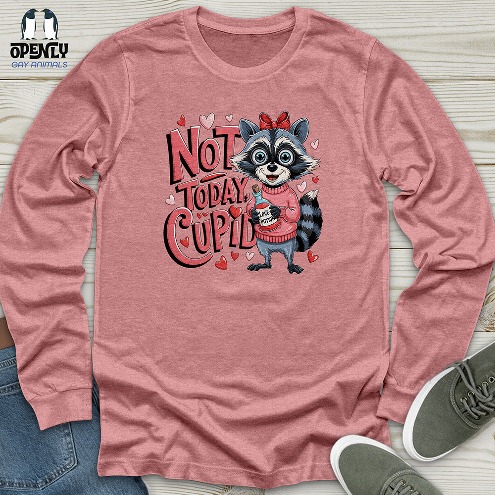 Not Today Cupid Unisex Long Sleeve Tee