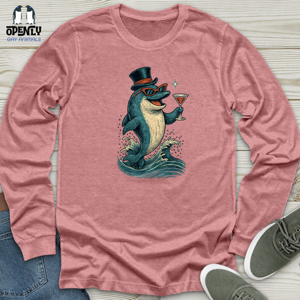 Party Dolphin Unisex Long Sleeve Tee