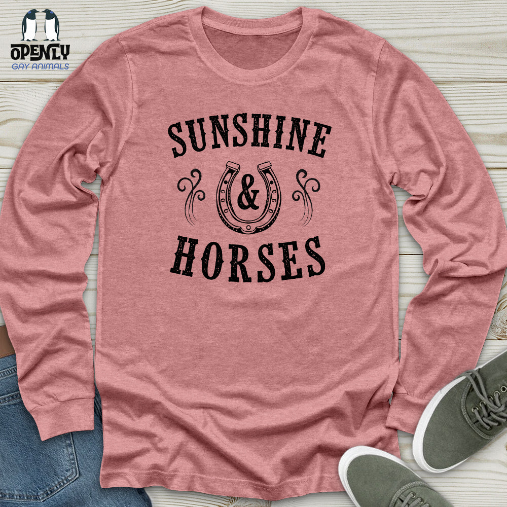 Sunshine & Horses Unisex Long Sleeve Tee