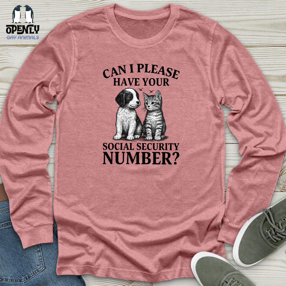 Can I Please Unisex Long Sleeve Tee