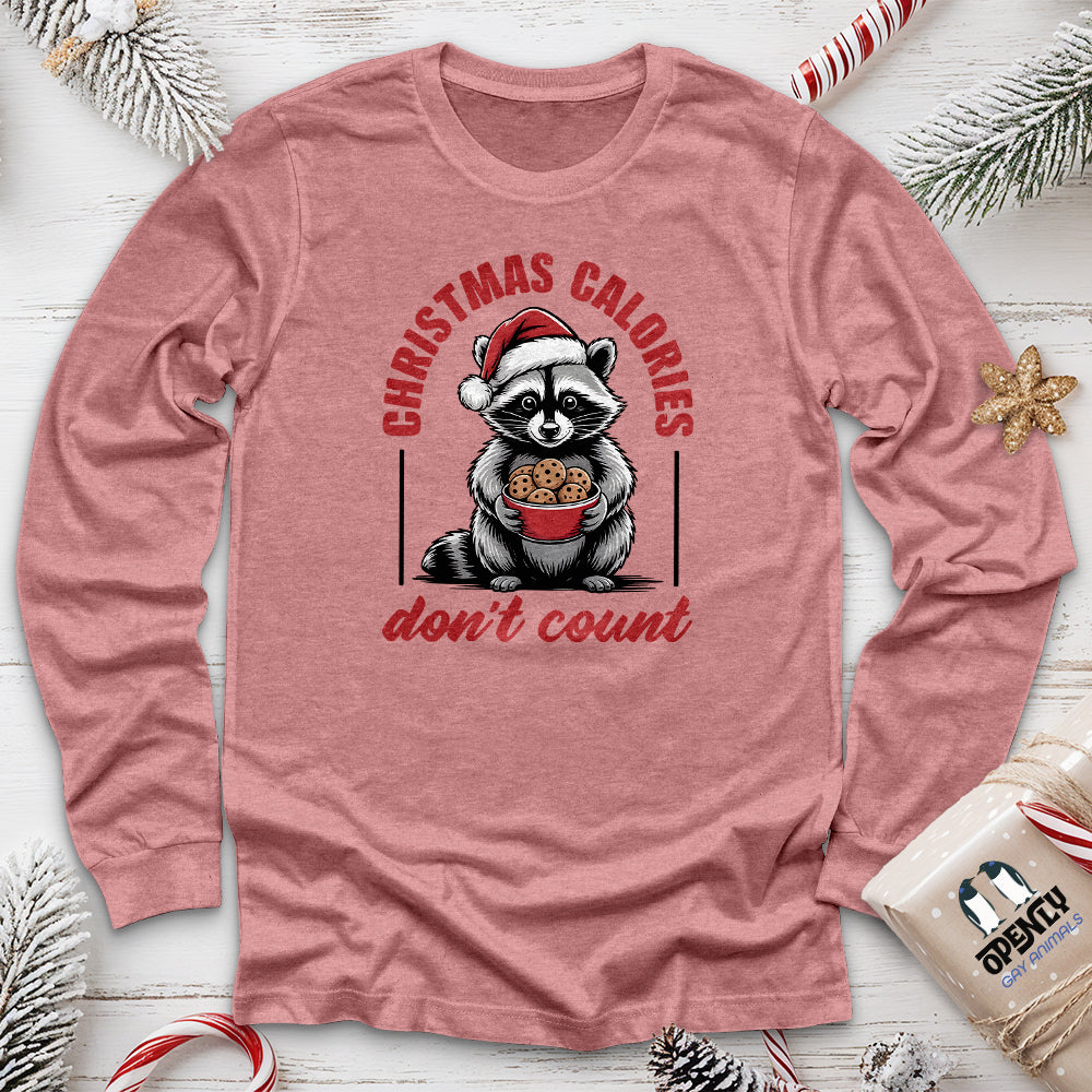 Christmas Calories Don't Count Unisex Long Sleeve Tee