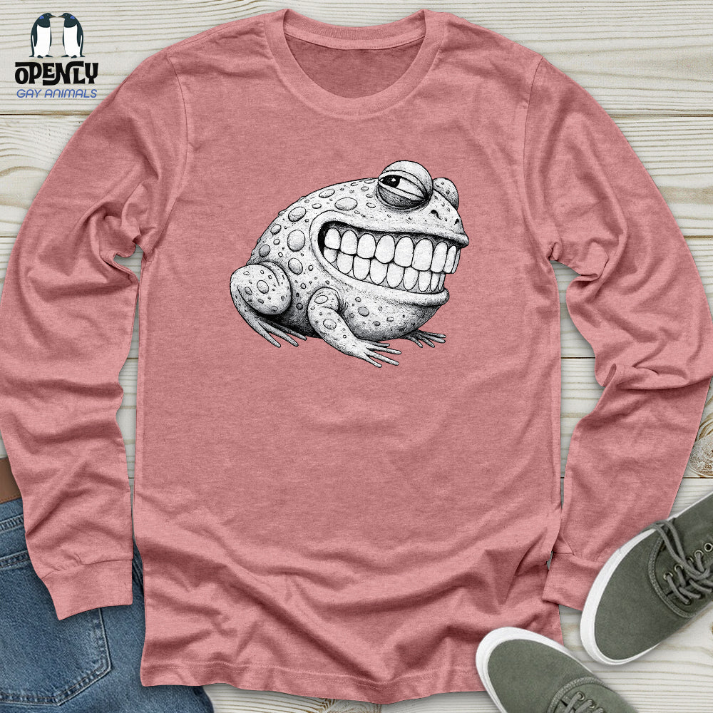 Creepy Frog Unisex Long Sleeve Tee
