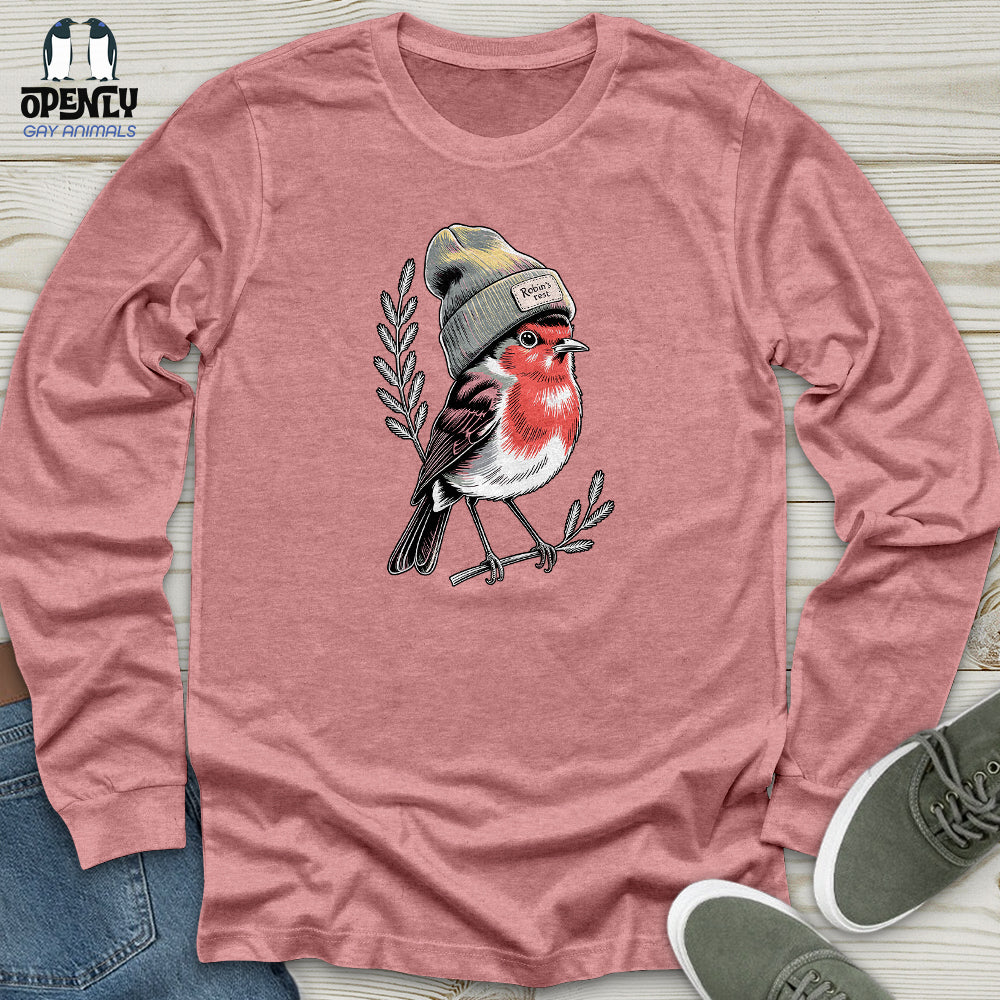Robin Bird Unisex Long Sleeve Tee