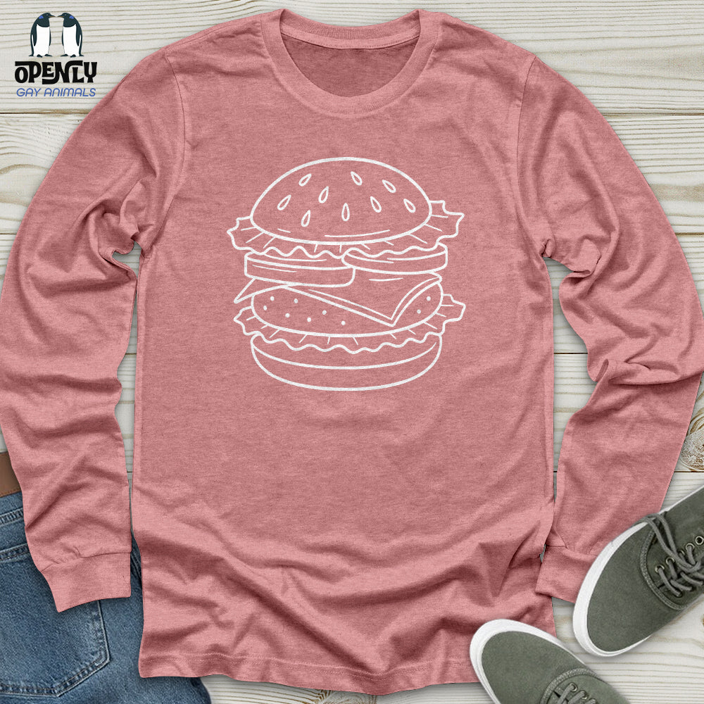 The Burger Unisex Long Sleeve Tee