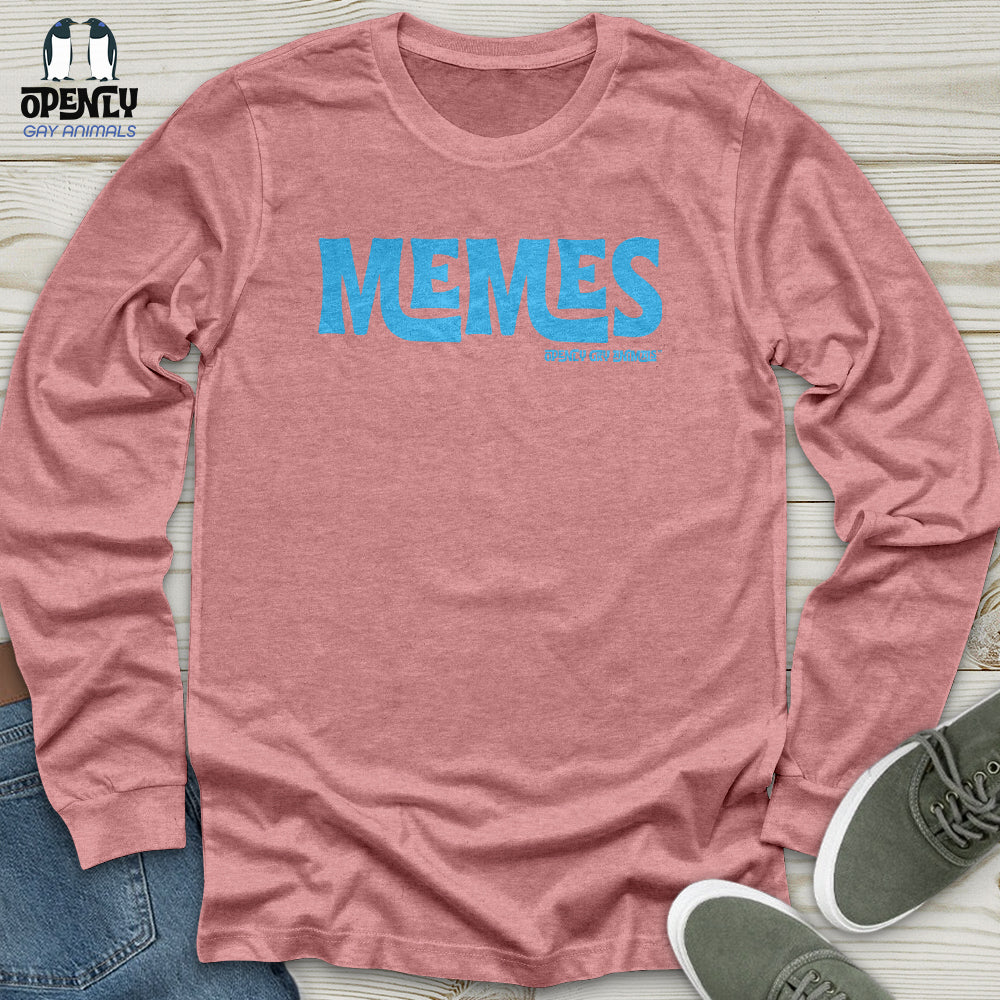 Memes -Blue TM Unisex Long Sleeve Tee