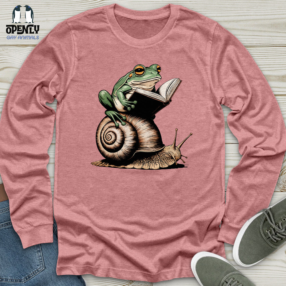 Frog Riding Sanil Unisex Long Sleeve Tee