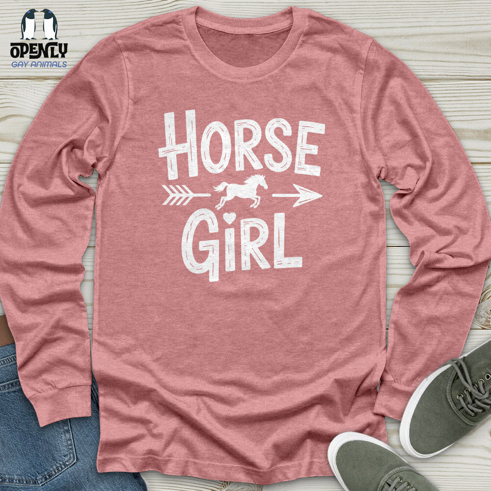Horse Girl Unisex Long Sleeve Tee