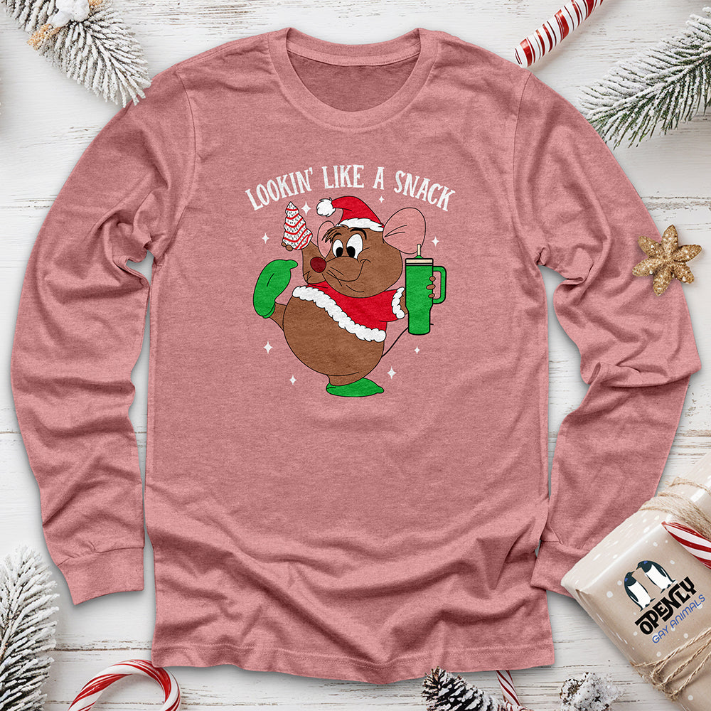 Lookin' Like A Snack Unisex Long Sleeve Tee